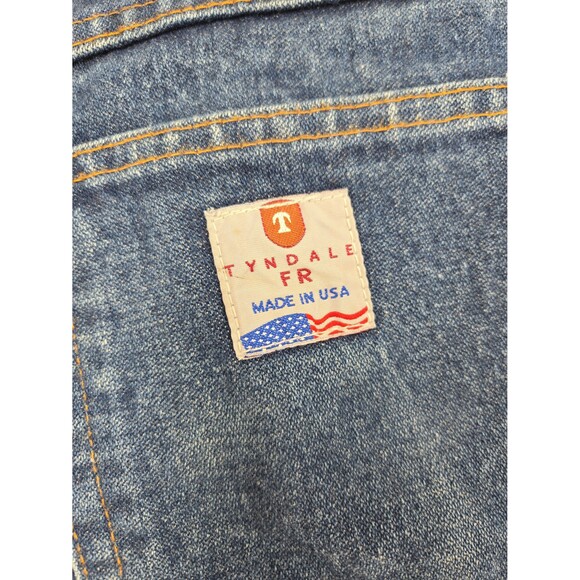 Tyndale FR 36x34 CAL 23 HRC 2 Mens Blue Jeans Flame Resistant Denim USA Workwear - Picture 7 of 12